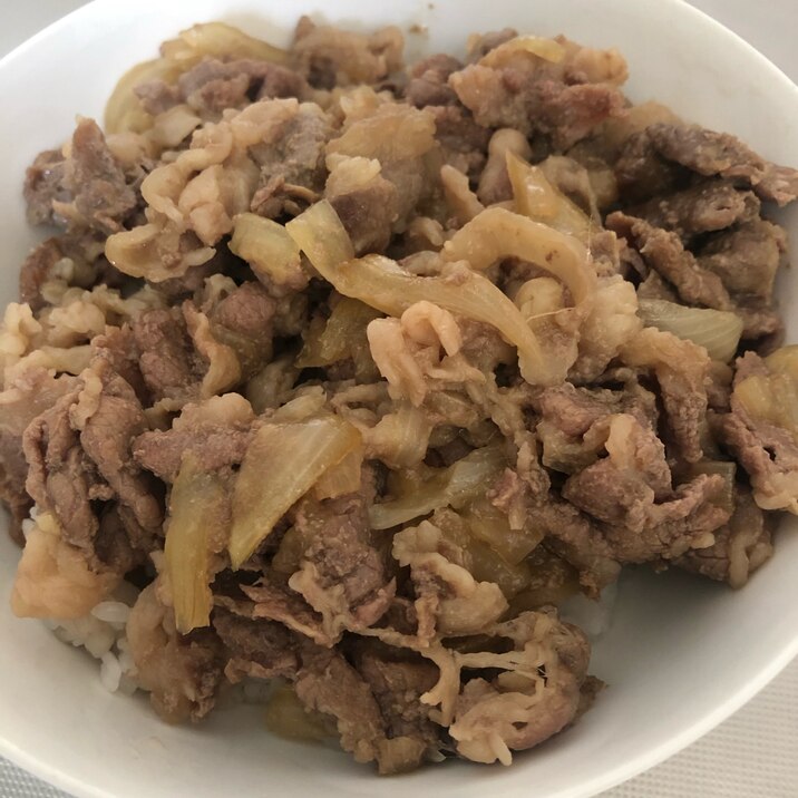 麺つゆだけ 簡単牛丼 レシピ 作り方 By 桜ねこ 楽天レシピ 麺つゆだけ 簡単牛丼 レシピ 作り方 By 桜ねこ 楽天レシピ